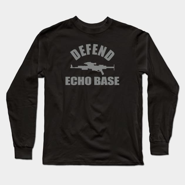 Defend Echo Base Long Sleeve T-Shirt by theUnluckyGoat